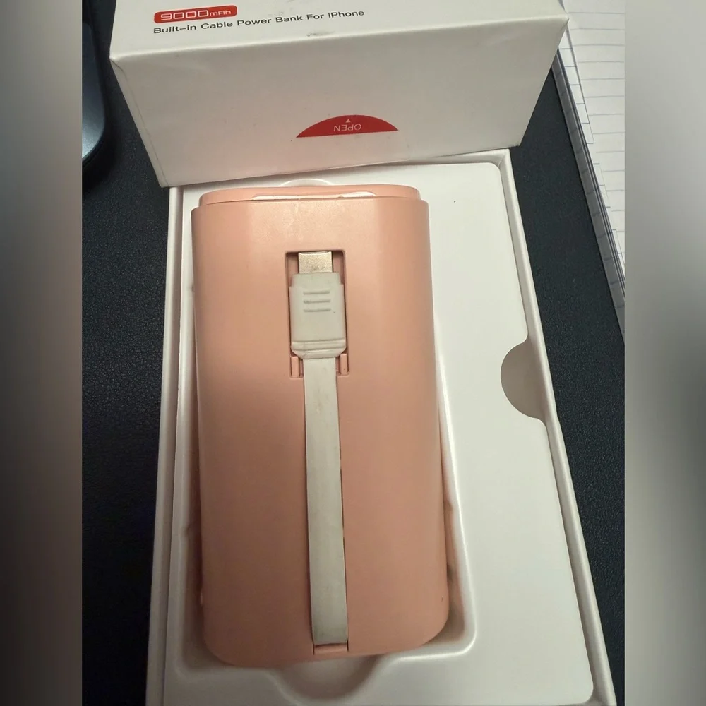 Pink LyncPad Y Power Bank for iPhone